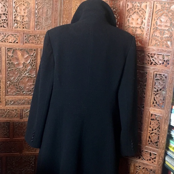 :: Preston & York Black Trench Coat - Picture 5 of 8